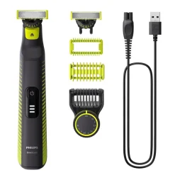 Heren Philips Multigroomers|Baardtrimmers>OneBlade Pro 360 Face+Body QP6507/23 Trimmer, Scheerapparaat en Styler