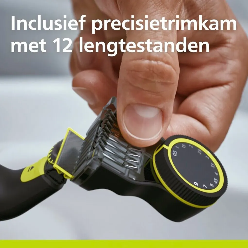 Heren Philips Multigroomers|Baardtrimmers>OneBlade Pro 360 Face+Body QP6507/23 Trimmer, Scheerapparaat en Styler