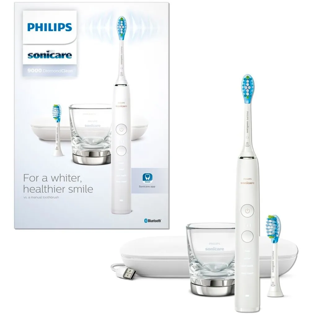 Philips Elektrische Tandenborstels>Sonicare 9000 Series DiamondClean HX9913/17 Elektrische Tandenborstel