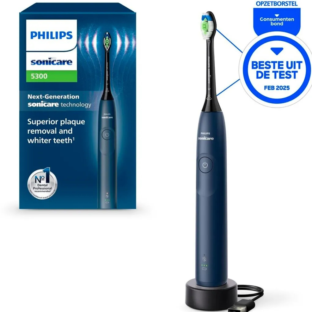 Philips Elektrische Tandenborstels>Sonicare 5300 Series HX7103/01 Elektrische Tandenborstel