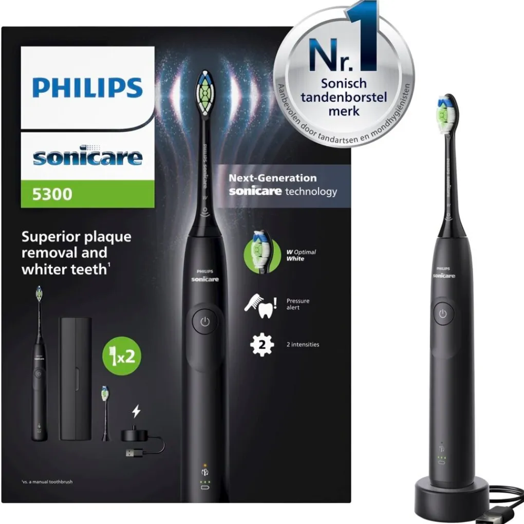 Philips Elektrische Tandenborstels>Sonicare 5300 Series HX7101/03 Elektrische Tandenborstel