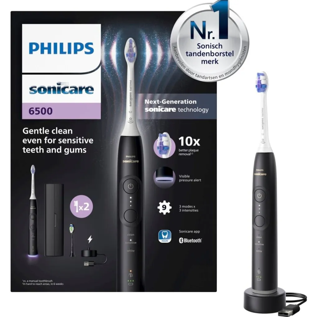 Philips Elektrische Tandenborstels>Sonicare 6500 Series HX7411/01 Elektrische Tandenborstel