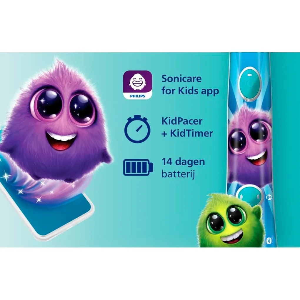 Philips Elektrische Tandenborstels>Sonicare For Kids HX6322/04 Elektrische Tandenborstel