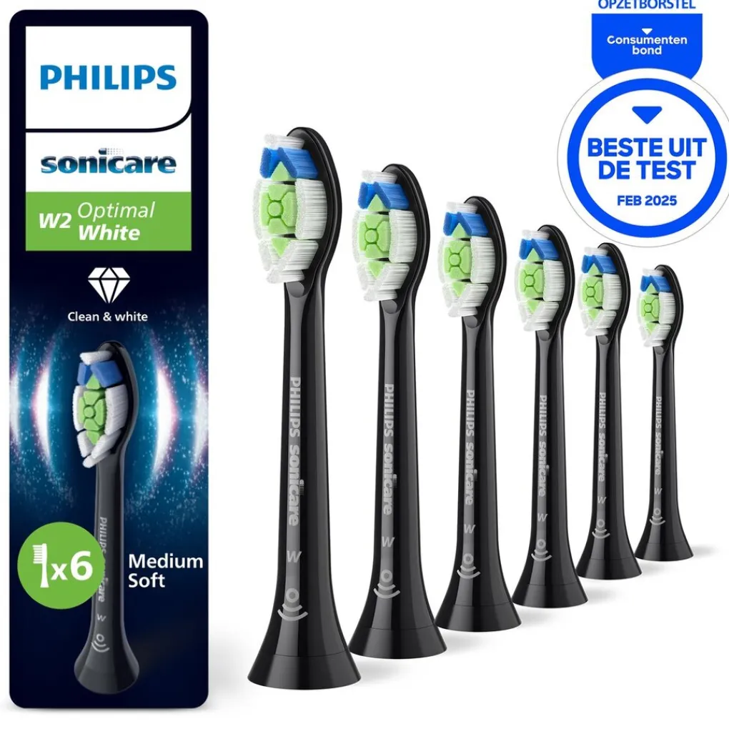 Philips Opzetborstels>Sonicare Optimal White HX6066/88 Opzetborstels