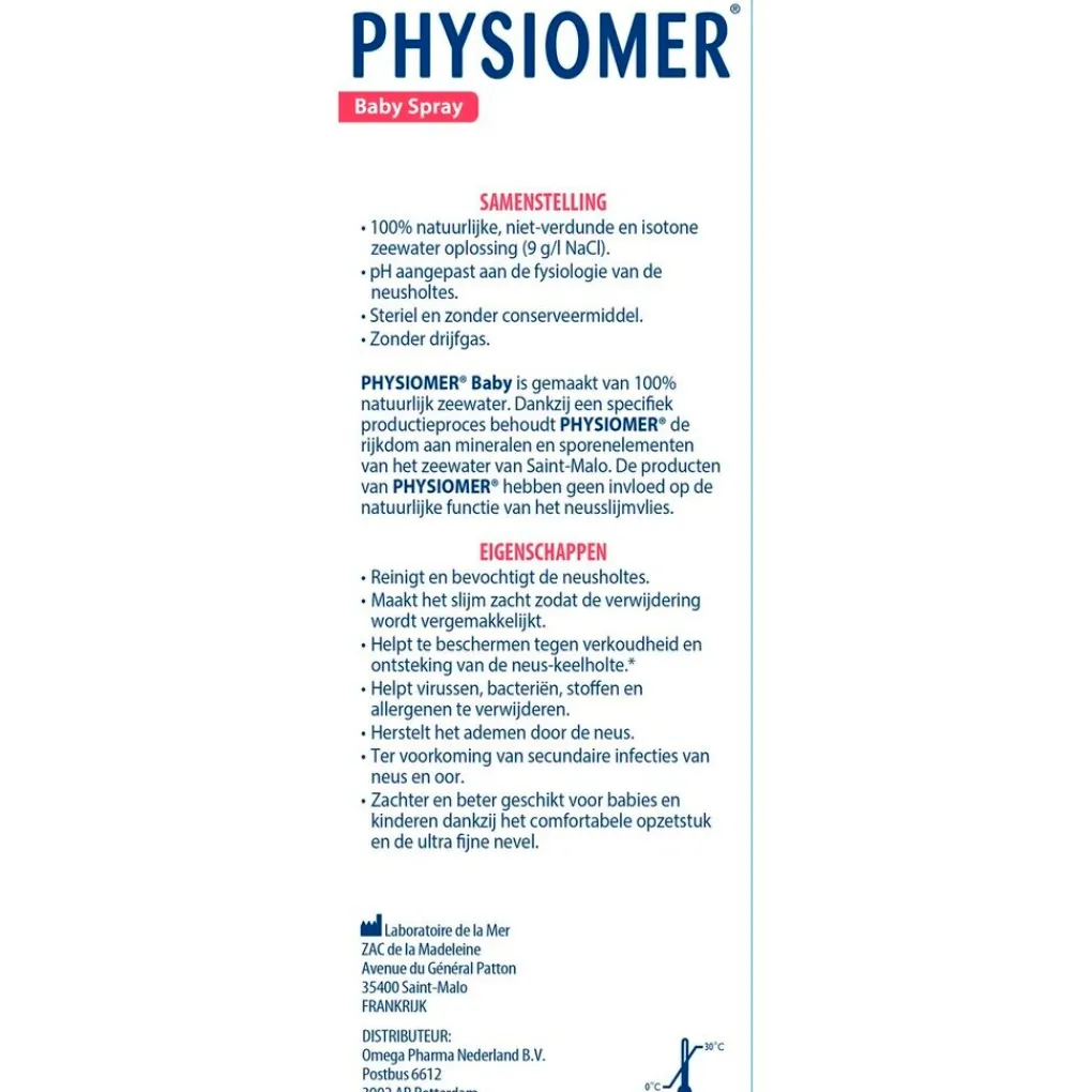 Physiomer Luchtwegen>Baby Spray Neusspray