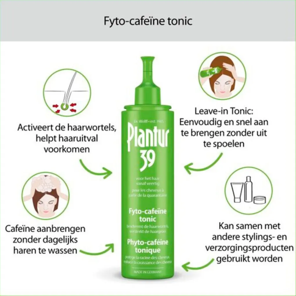 Plantur 39 Haartreatment>Tonic met Fyto-Cafeïne