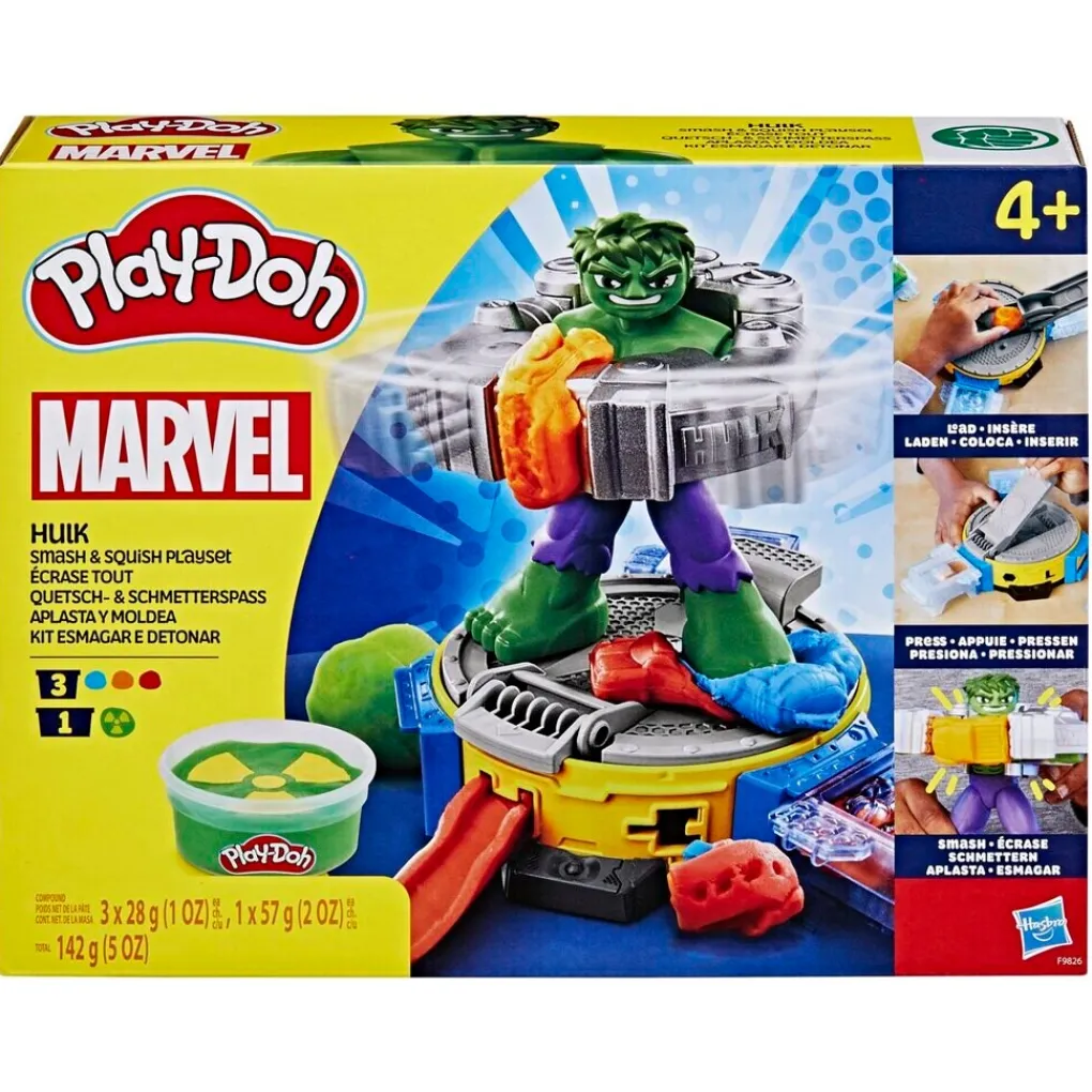 Play-Doh Knutselen>Hulk Smash And Squish Playset