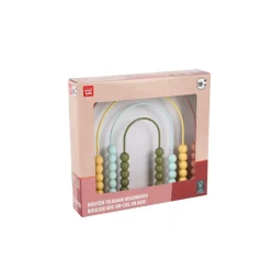 Playing Kids Houten Speelgoed>Regenboog Houten Telraam
