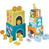 Playing Kids Houten Speelgoed>Safari Houten Stapelblokken