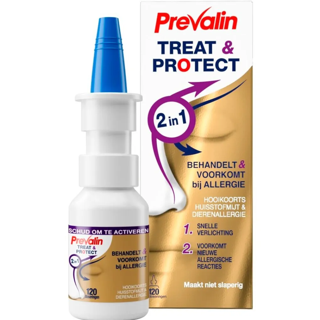Prevalin Allergische Reacties>Treat & Protect Neusspray