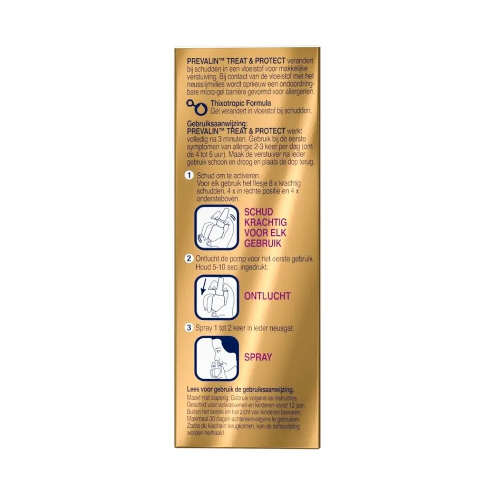 Prevalin Allergische Reacties>Treat & Protect Neusspray