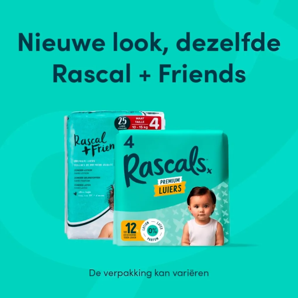 Rascal + Friends Luiers Maat 6>Maat 6 Premium Luiers