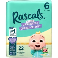Rascal + Friends Luierbroekjes Maat 6>Rascals Maat 6 Cocomelon Luierbroekjes