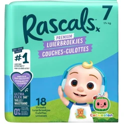 Rascal + Friends Luierbroekjes Maat 7>Rascals Maat 7 Cocomelon Luierbroekjes