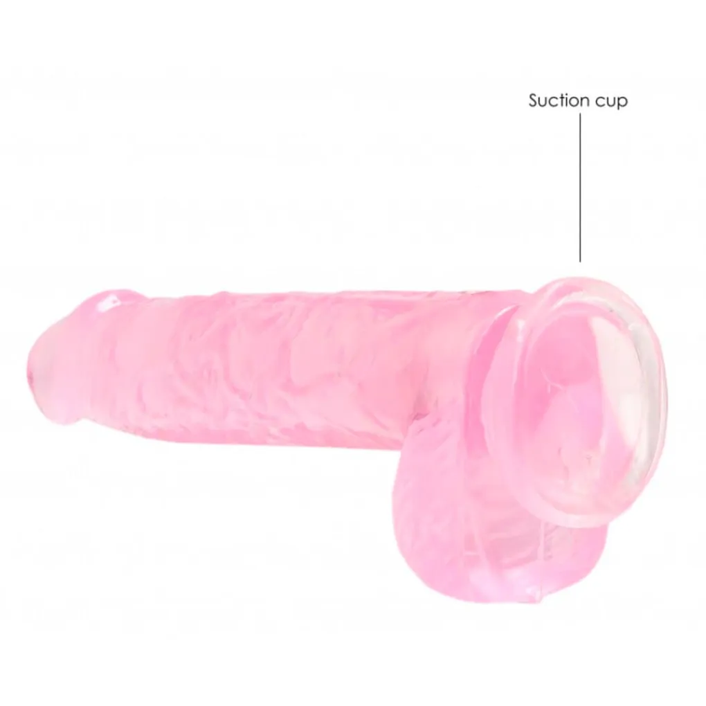 Real Rock Seksspeeltjes>Crystal Clear Dildo