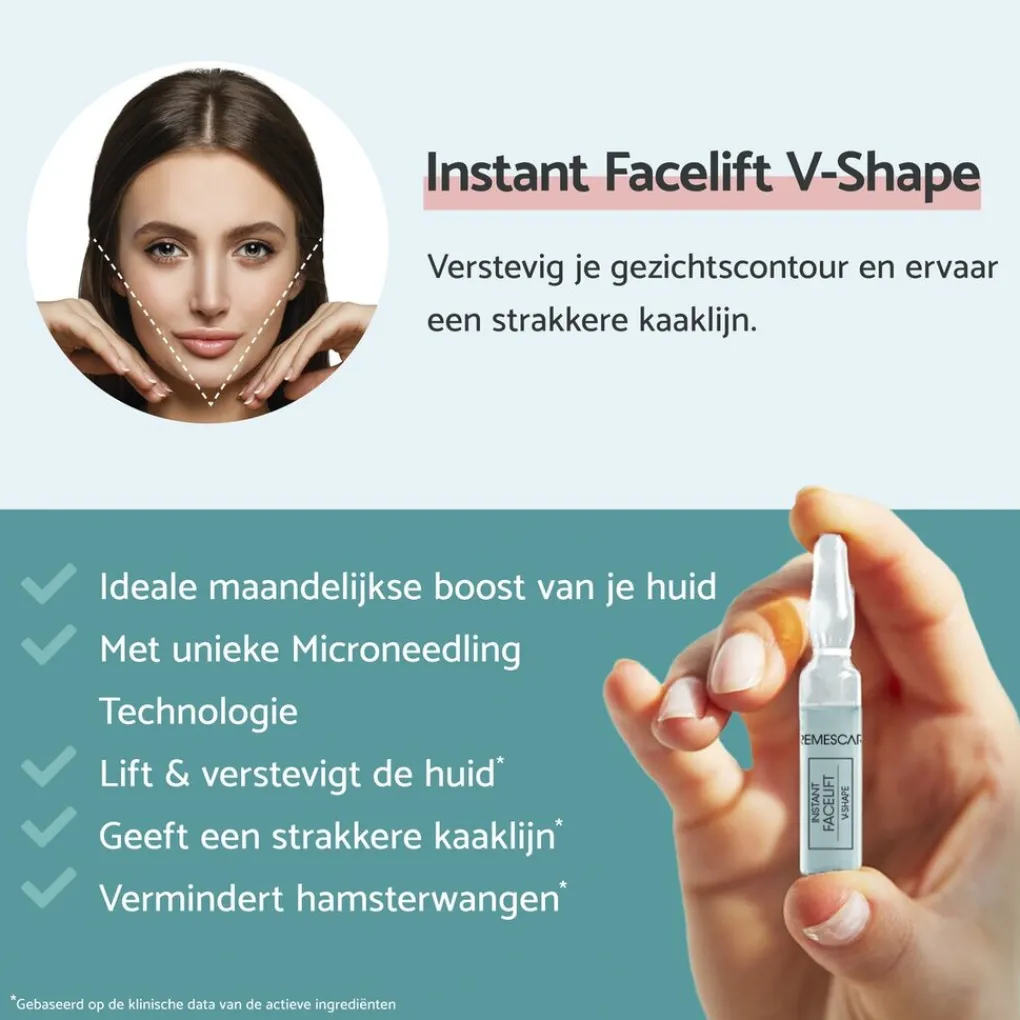 Remescar Serum>Instant Facelift V-Shape Ampullen