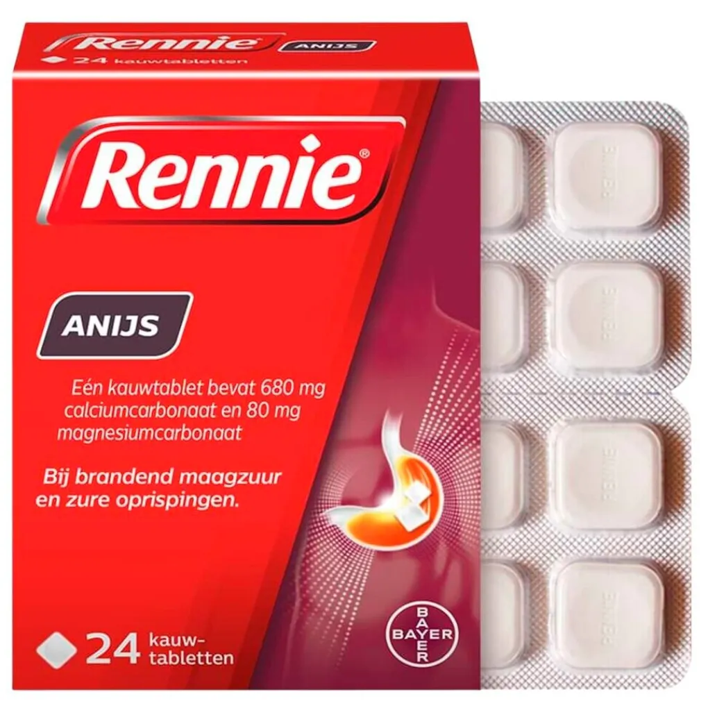 Rennie Maag- En Of Darm>Anijs Kauwtabletten