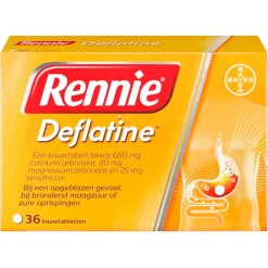 Rennie Maag- En Of Darm>Deflatine Kauwtabletten