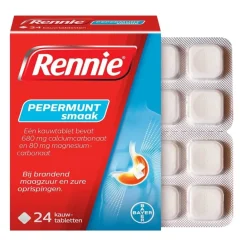 Rennie Maag- En Of Darm>Pepermunt Kauwtabletten
