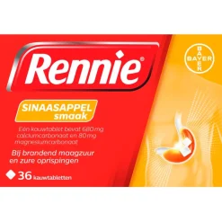 Rennie Maag- En Of Darm>Sinaasappel Kauwtabletten