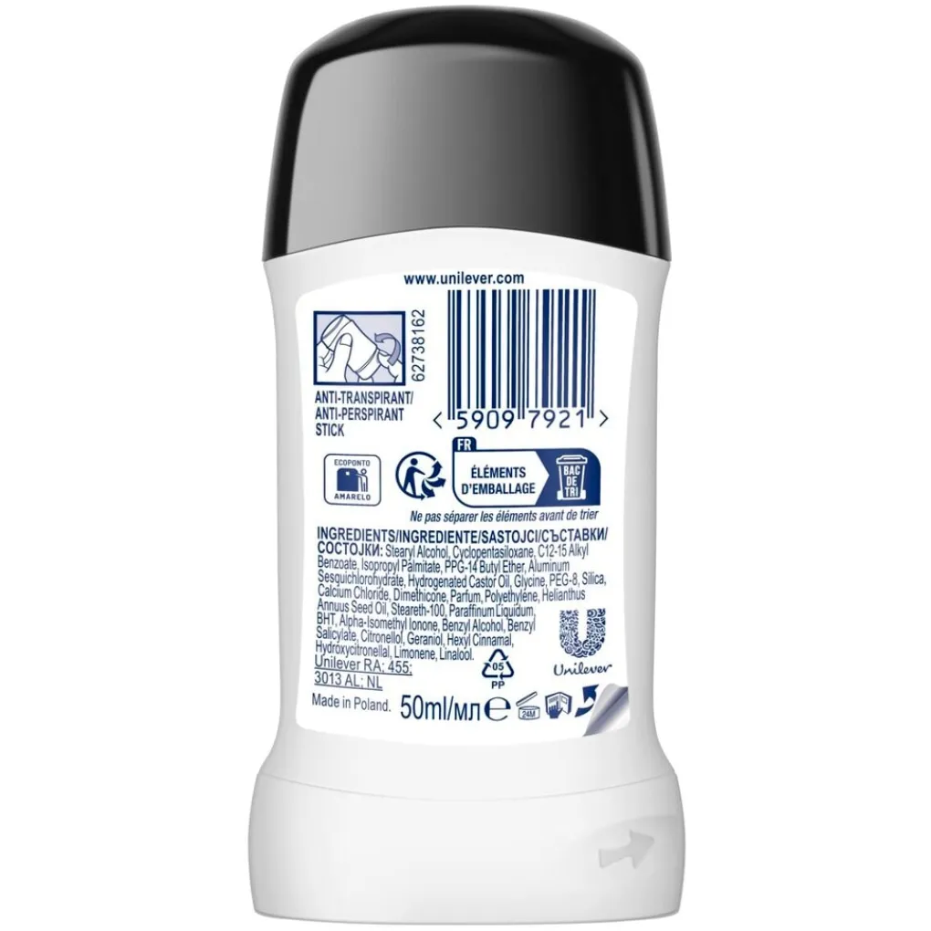 Rexona Deostick>Advanced Protection 72H Inivisible On Black & White Anti-transpirant Stick