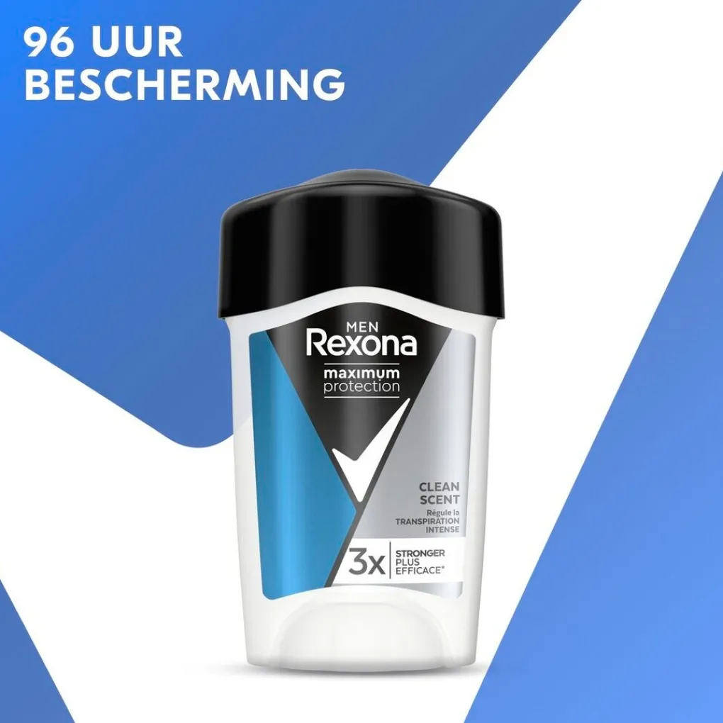 Rexona Deostick>Men Maximum Protection Clean Scent Antitranspirant Crème Stick