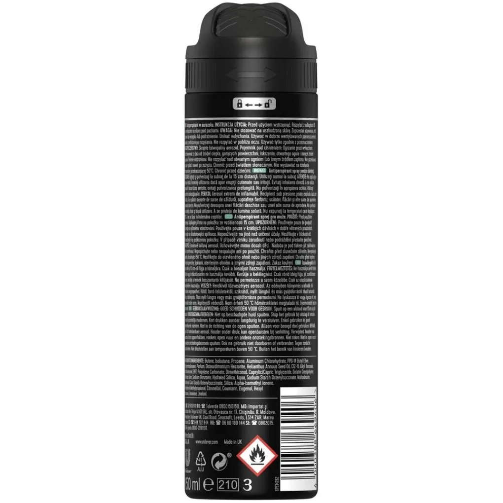 Rexona Deospray>Men Sensitive Antitranspirant Deodorant Spray