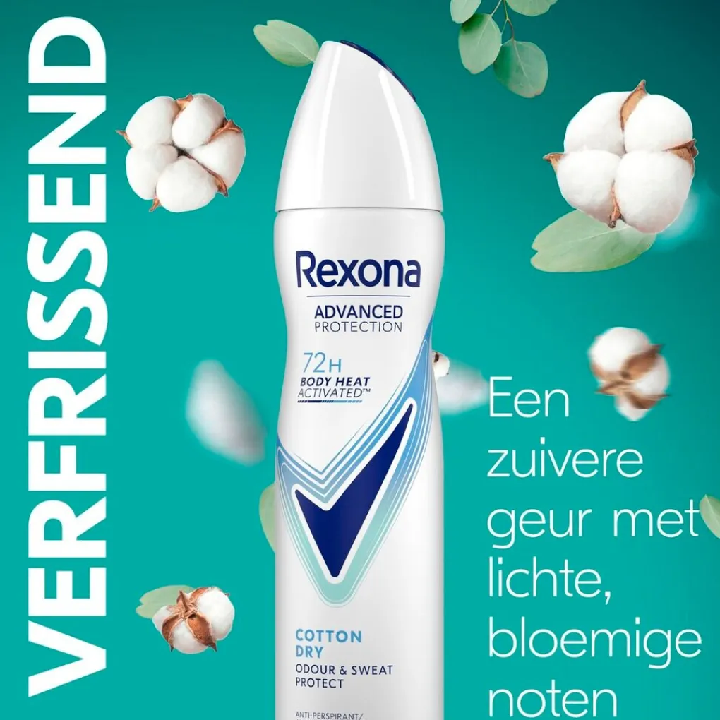 Rexona Deospray>Women Advanced Protection Cotton Dry Antitranspirant Spray