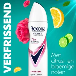 Rexona Deospray>Women Advanced Protection Biorythm Antitranspirant Spray