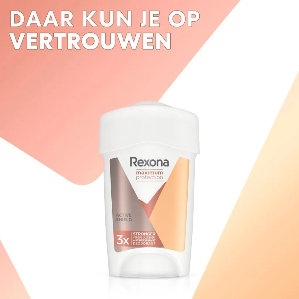 Rexona Deostick>Women Maximum Protection Active Shield Anti-Transpirant Cream Deodorant Stick