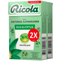 Ricola Luchtwegen>Eucalyptus Kruidenpastilles