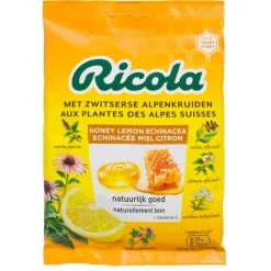 Ricola Snacks En Snoep>Honing Citroen Echinacea Kruidenpastilles