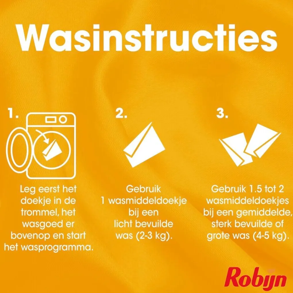 Robijn Wasmiddel>Color Wasmiddeldoekjes