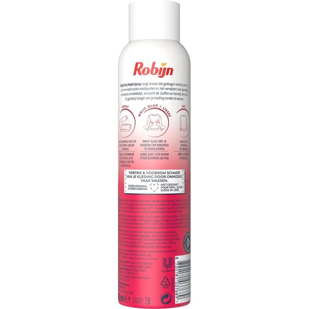 Robijn Wasmiddel>Pink Sensation Dry Wash Spray