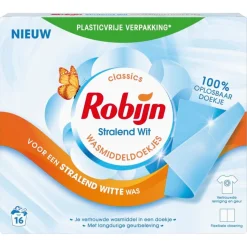 Robijn Wasmiddel>White Wasmiddeldoekjes