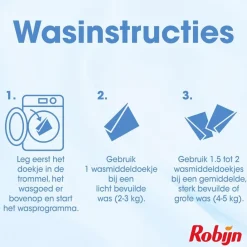 Robijn Wasmiddel>White Wasmiddeldoekjes