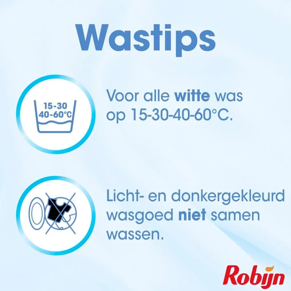 Robijn Wasmiddel>White Wasmiddeldoekjes