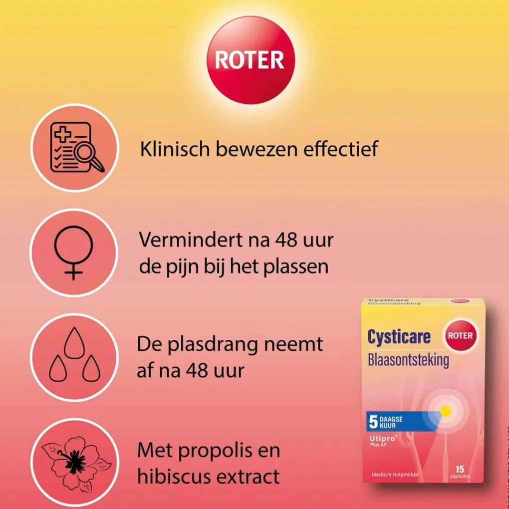 Roter Blaasontsteking>Cysticare Tabletten