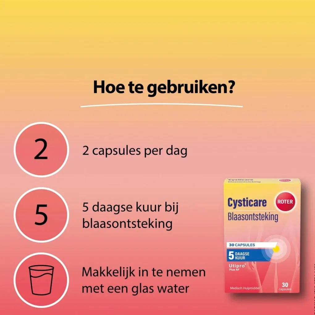 Roter Blaasontsteking>Cysticare Tabletten