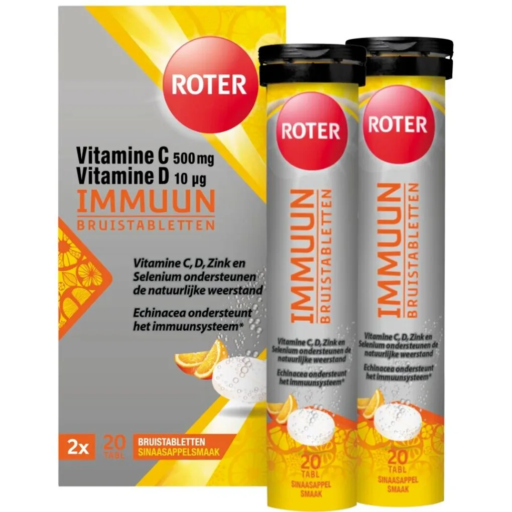 Roter Vitamines|Weerstand En Of Energie>Immuun Bruistabletten