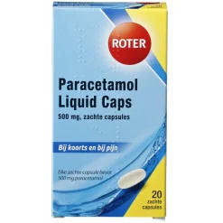 Roter Pijn>Paracetamol 500 mg Liquid Caps