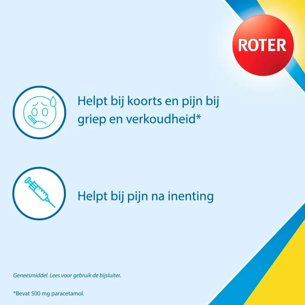 Roter Pijn>Paracetamol 500mg Tabletten
