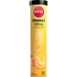 Roter Vitamines|Weerstand En Of Energie>Vitamine C 1000 mg Abrikoos-Sinaasappel Bruistabletten