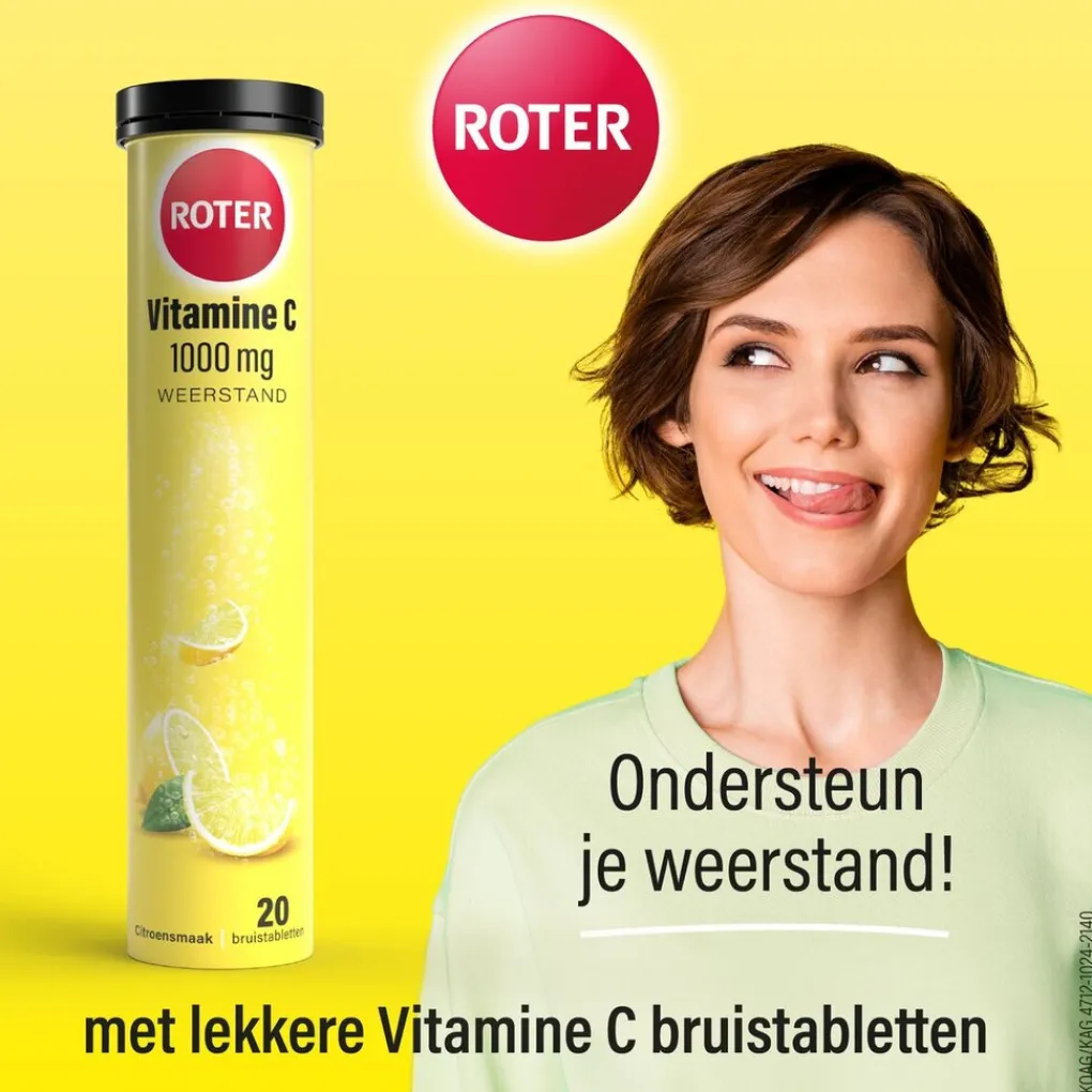 Roter Vitamines|Weerstand En Of Energie>Vitamine C 1000 mg Citroen Bruistabletten