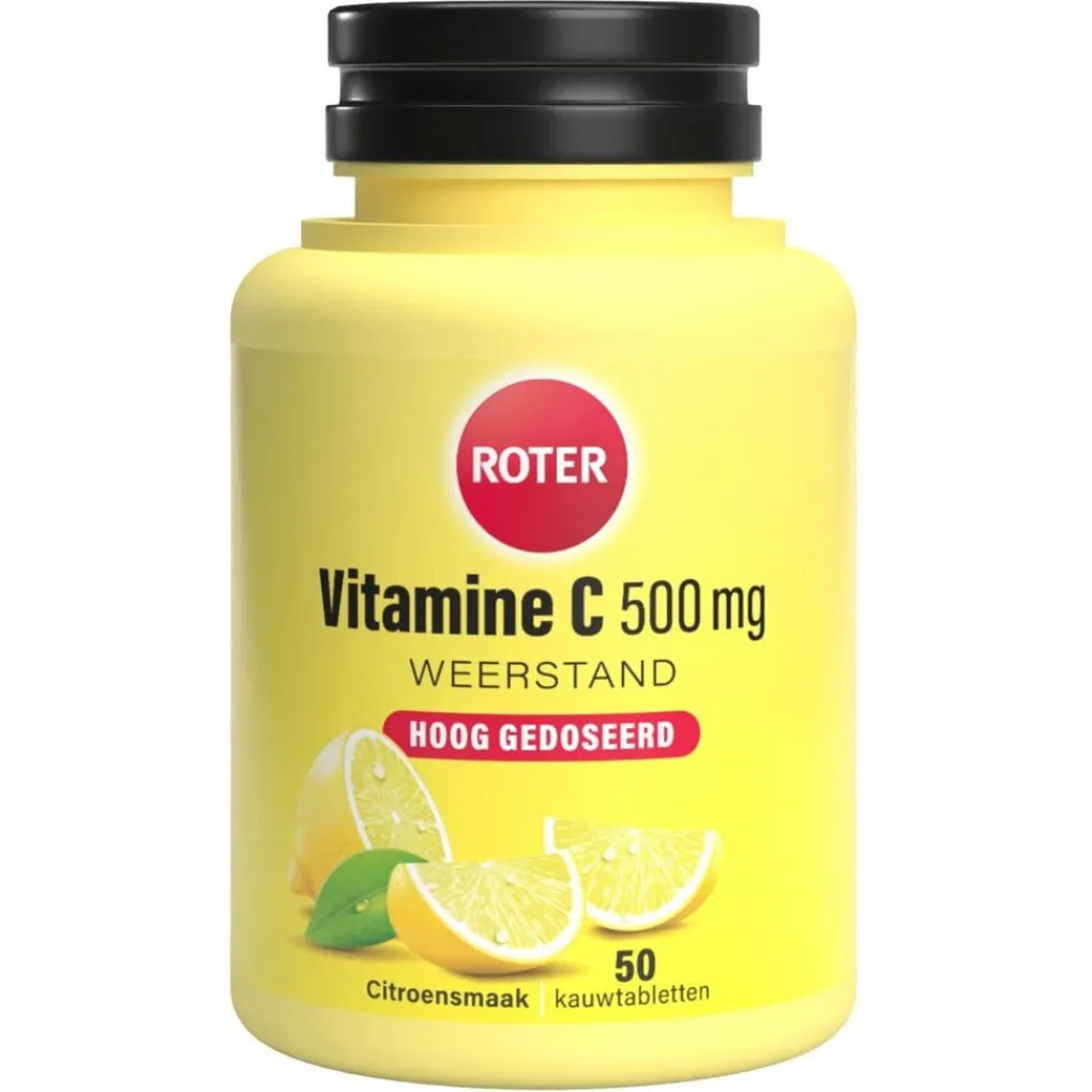 Roter Vitamines|Weerstand En Of Energie>Vitamine C 500 mg Kauwtabletten