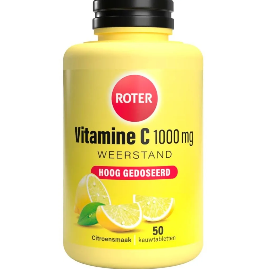 Roter Weerstand En Of Energie|Vitamines>Vitamine C 1000 mg Sterk Kauwtabletten