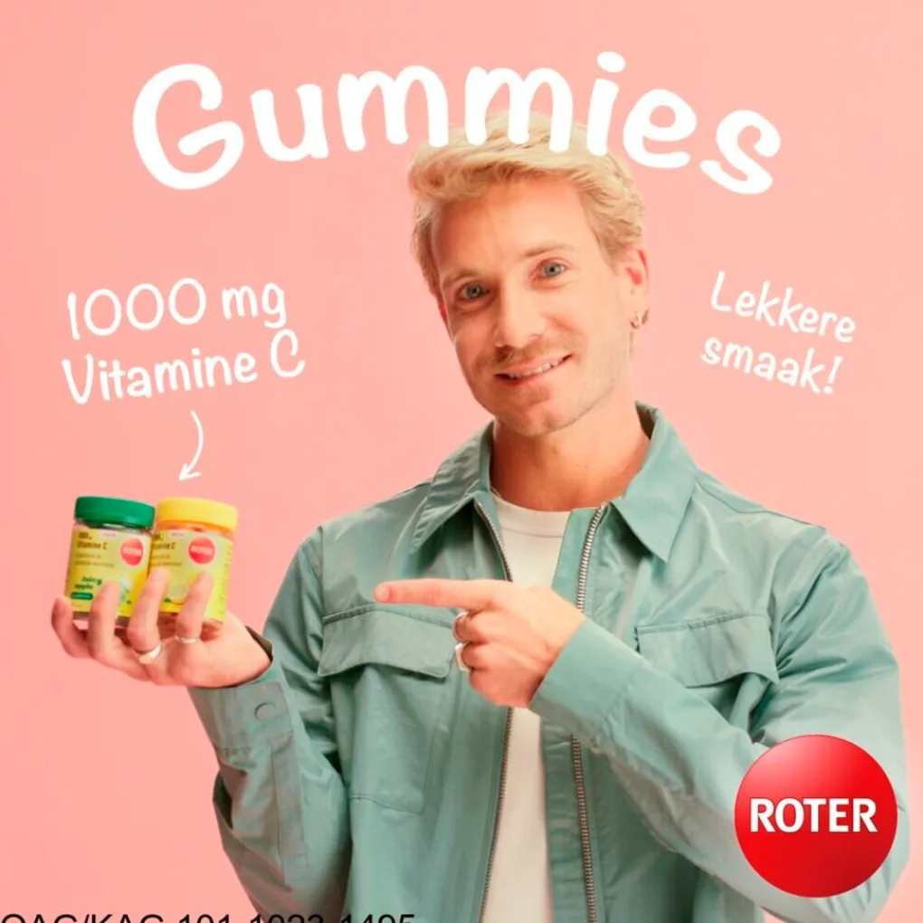 Roter Vitamines|Weerstand En Of Energie>Vitamine C 1000mg Citroen Gummies