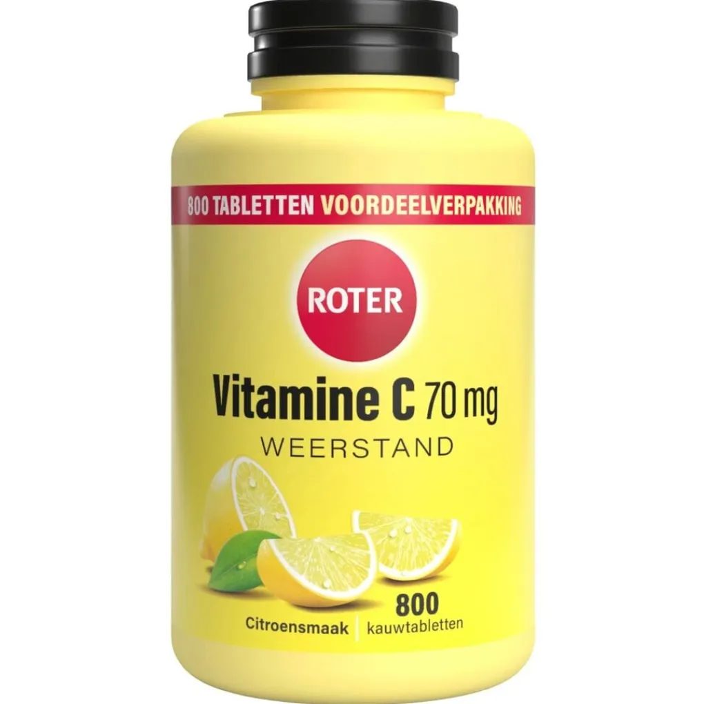 Roter Weerstand En Of Energie|Vitamines>Vitamine C 70mg Citroen Kauwtabletten
