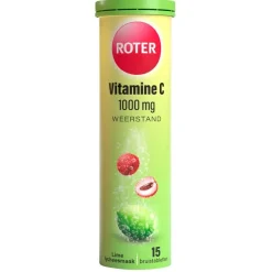 Roter Vitamines|Weerstand En Of Energie>Vitamine C 1000mg Lime Lychee Bruistabletten