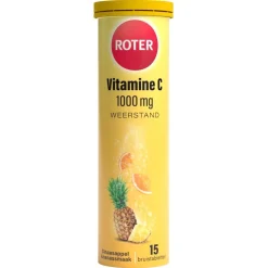 Roter Vitamines|Weerstand En Of Energie>Vitamine C 1000mg Sinaasappel Ananas Bruistabletten